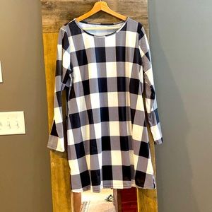 Black and White Check Tunic